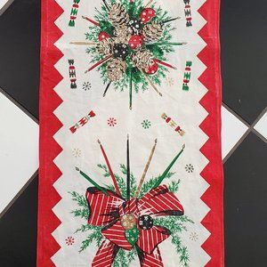 Vintage 1950s Christmas Table Runner